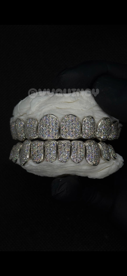 WHITE GOLD VVS CUSTOM GRILLZ