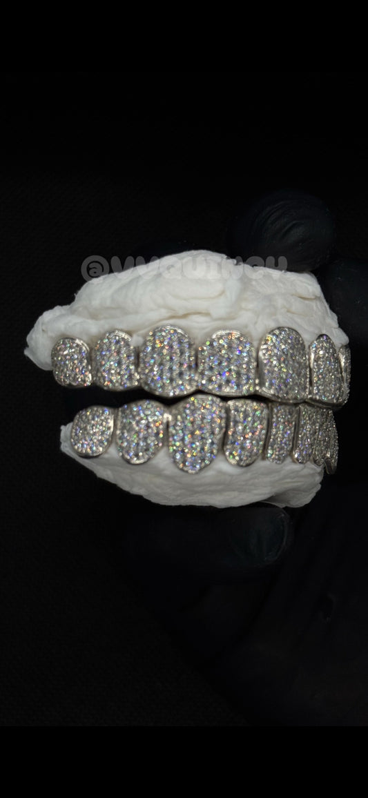 WHITE GOLD VVS CUSTOM GRILLZ